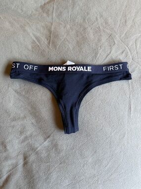 NWOT Mons Royale Merino Wool Thong